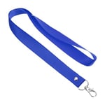 PATIKIL 17" Neck Lanyards, 50 Pack 0.8" Width Flat Strap Lanyard with Swivel Hook Clip for Name Tag Badges Holder ID Card Keys, Blue