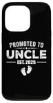 iPhone 13 Pro Promoted To Uncle Est 2025 Baby & Uncle Funny For New Uncle Case