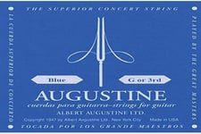 Augustine Blue Label Corde Seule SOL (G3) pour Guitare Classique Tirant Fort