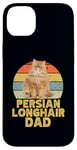 Coque pour iPhone 14 Plus Persian Long Hair Cat Dad Retro Vintage Style Cool Cats Lover