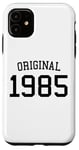 Coque pour iPhone 11 Original 1985, 40 ans pour homme et femme, 40e anniversaire