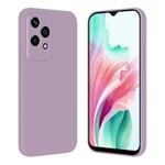 Tveinan Phone Case for Honor 200 Lite 5G Case, Ultra Slim Thin Soft Silicone Cover, Flexible TPU Shell Shockproof Case for Honor 200 Lite, Purple