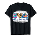 Peace Love Cruise Trip 2023 Girls Trip Cruising T-Shirt