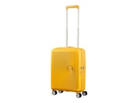 American Tourister Spinner Expandable 55, Trolley, Gul, Polypropylen (Pp), 4 Hjul, Kombinationslås, 1 St