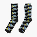 Chaussettes Taille Unique Moteur Csx À Train De Marchandises Nouveauté Fantaisie Motif Fou Équipage Décontracté Pour Hommes Femmes