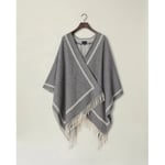 Poncho Palma Gray/White Stripe, Gray/White Stripe