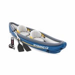 Intex 68389NP Kayak Gonflable Wyoming C2, 2 Places, Bleu, 307 x 89 x 53 cm