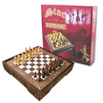 Star Vip Échiquier Set Pearl Luxe L Taille Wooden Tableau Boîte And Chessman