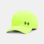 Casquette réglable Under Armour Launch pour homme High Vis Jaune / Noir / réfléchissant TAILLE UNIQUE