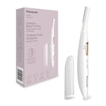 Panasonic ES-WR51 Compact Body Trimmer, Women's Hair Remover, Ladies Shavers, Dry, Battery Powered (1 X AAA Required), Protection Cap, Cleaning Brush, White