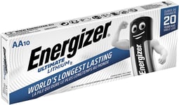 Energizer AA Ultimate Lithium Battery 10 Pack inc VAT Receipt & Fast Dispatch