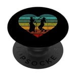 « Ich liebe Singen Soul Duett Musicienne Chor Chanteur de groupe » PopSockets PopGrip Interchangeable