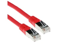 Act Red 3 Meter F/Utp Cat5e Patch Cable With Rj45 Connectors. Cat5e F/Utp Lszh Red 3.00M (Ib7503)