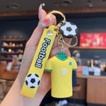 Fotboll 2022 Fan Souvenir Nyckelring Neymar Nr.10 Tröja Den Bästa