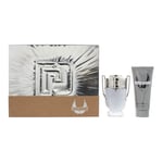 Paco Rabanne Mens Invictus Eau de Toilette 100ml + All Over Shampoo Gift Set - One Size