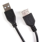 2 METRE MALE TO FEMALE USB EXTENSION Cable Lead PC Scanner Printer Photocopier