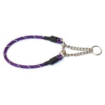 Hundhalsband Rundhalvstryp Med Reflex Lila 30cm