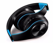 Casque Sans Fil Pliable pour NUBIA Z11 Smartphone Bluetooth Boutons Reglable Son Universel (BLEU)