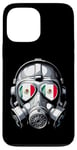 Coque pour iPhone 13 Pro Max Drapeau Mexicain Mexique Homme Masque à Gaz Graphique