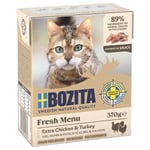 Bozita Tetra Chunks in Gravy 6 x 370 g - kana & kalkkuna