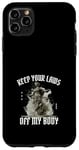 Coque pour iPhone 11 Pro Max Statue Keep Your Laws Off My Body (ne Mettez Pas Vos Lois