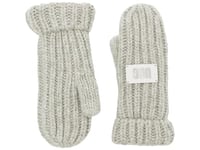 UGG Boy's K Chunky Mitten, Light Grey, O/S