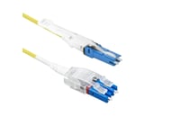 Act 2 Meters Singlemode 9/125 Os2 Polarity Twist Uniboot Duplex Fiber Patch Cable With Cs - Lc Connectors (Rl1102)