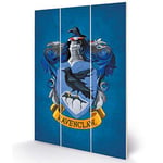 Harry Potter (Colourful Crest Ravenclaw Micro Wood Wall Art