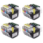 4x Sets LC424 Ink Cartridges For Brother DCP-J1200WE Brother DCP-J1200W Printers