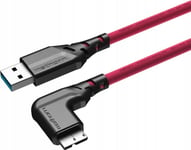 Kabel Usb Ednet Kabel Fotograficzny Mathorn Mtc-521M 5M 10Gbps Usb A - Microb 90° Magenta