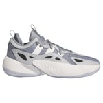 adidas Mixte TRAE Unlimited Chaussures de Basket-Ball, Grey Three/Grey Two/Cloud White, 51 1/3 EU