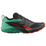 Salomon Sense Ride 5 Men löparskor Svart UK 10/EU 44 2/3 - Fri frakt