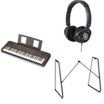 YAMAHA PSR-E360 Portable Keyboard bundled with HPH-150 Headphones, L-2C Keyboard Stand