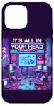 iPhone 12 Pro Max It's All In Your Head Cyberpunk Japanese Vaporwave Aesthetic Case