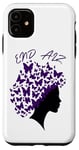 Coque pour iPhone 11 End Alz Memories Matter Démence Sensibilisation à la maladie d'Alzheimer