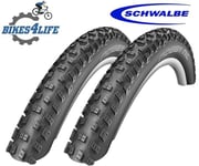 2 Schwalbe Nobby Nic 27.5 x 2.25 Performance Cycle Tyres & Presta Tubes