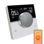 KETOTEK Thermostat WiFi 3A pour Chaudiere Gaz/Chauffage au Sol Eau, Thermostat Intelligente Programmable Compatible avec Alexa Smart Life App Commande Vocale Contrôle à Distance