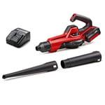 Einhell Power X-Change 18V Cordless Air Blower with Battery and Charger - 250 km/h Air Duster for Home, Car, Garage and Garden Use - GE-UB 18/250 Li E Universal Dust, Debris and Leaf Blower