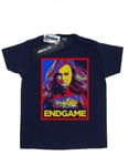 Marvel Womens/Ladies Avengers Endgame Captain Marvel Poster Cotton Boyfriend T-Shirt - XL