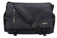 Cocoon Urban Adventure - Sac bandoulière pour ordinateur portable 16 pouces / système d'organisation spécial / noir - 16" pouce