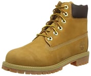 Timberland Unisex Kids 6 Inch Premium Waterproof (Toddler) Lace up Boots, Wheat, 4.5 UK Child