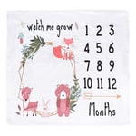 Baby Photography Prop Background Newborn Sleeping Swaddle Blanket Growth Memoria