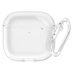 Skal TPU med karbinhake Apple AirPods 4 transparent