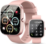 Montre Intelligente Pour Homme Et Femme De 4,9 Cm Pour R??Pondre/Passer Des Appels, Montre De Fitness Avec Moniteur De Fr??Quence Cardiaque/Sommeil, Plus De 100 Suivi D'activit?? Sportive, Compteur De