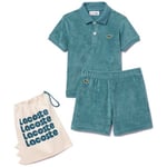 Ensembles enfant Lacoste  COFFRET CADEAU  BÉBÉ POLO ET SHORT ASSORTI EN ÉPONGE