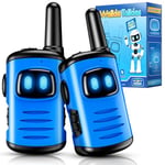 Veopoko 2 PCS Walkie Talkie Kids, Toys for 3 4 5 6 7 Year Old Boys Toys Age 4 5 6 7 8 9 Year Old Gifts for 3-12 Year Olds Kids Toys Walkie Talkie for Outdoor Activity Camping Garden