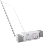 Barcelona Led - Panneau led encastrable 120x30 - Dimmable push - 44W - UGR19 - Blanc Chaud