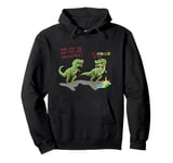 Did You Eat The Last Unicorn? It Sparkled At Me! Dinosaur Pullover Hoodie