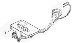 Module Éléctrique Démarreur Scie à Chaîne MSA60 Original STIHL MA044301400