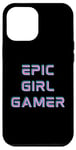 iPhone 12 Pro Max Retro Epic Gamer Girl Cool Gaming Stuff for Women Girls Y2K Case